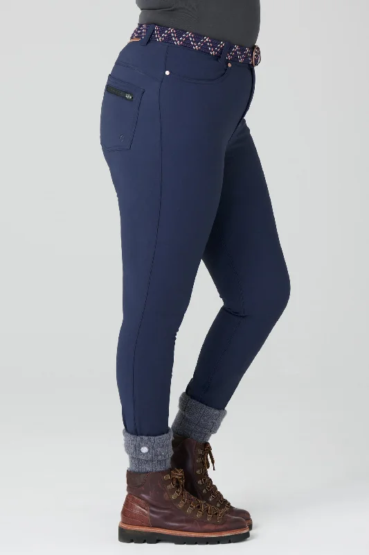 High Abrasion Aventurite Skinny Outdoor Trousers - Midnight Blue