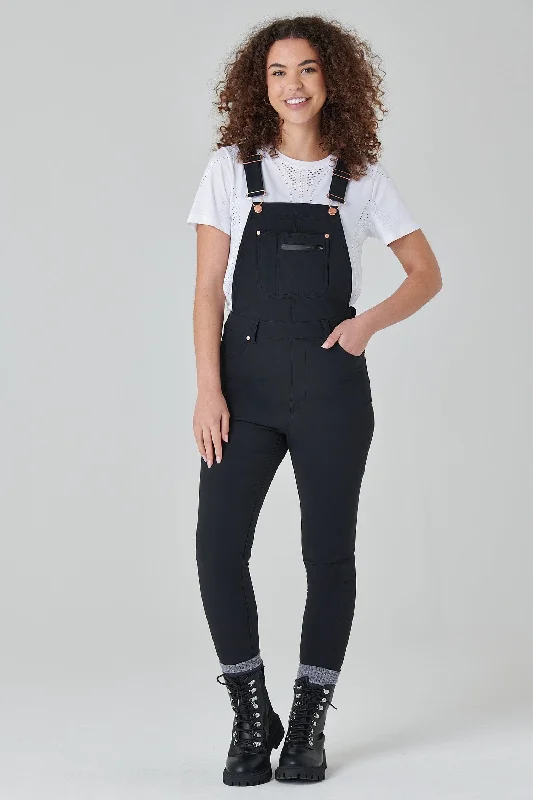 High-Abrasion Outdoor Dungarees - Black