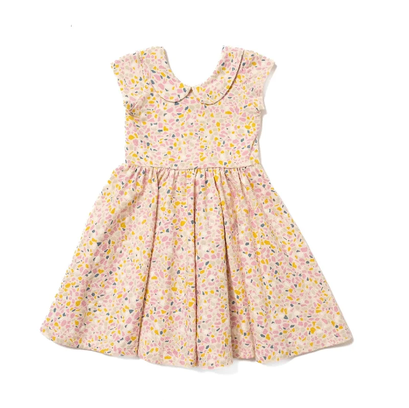 The Peter Pan Ballet Dress in Summer Terrazzo