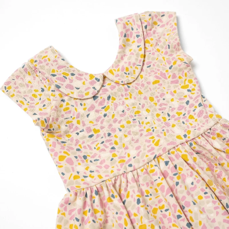 The Peter Pan Ballet Dress in Summer Terrazzo