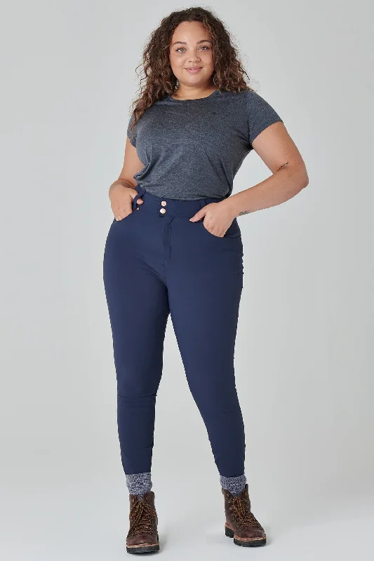 The Shape Skinny Outdoor Trousers - Deep Navy