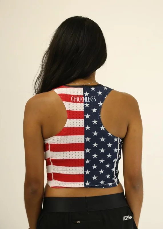 USA PWR Crop Top