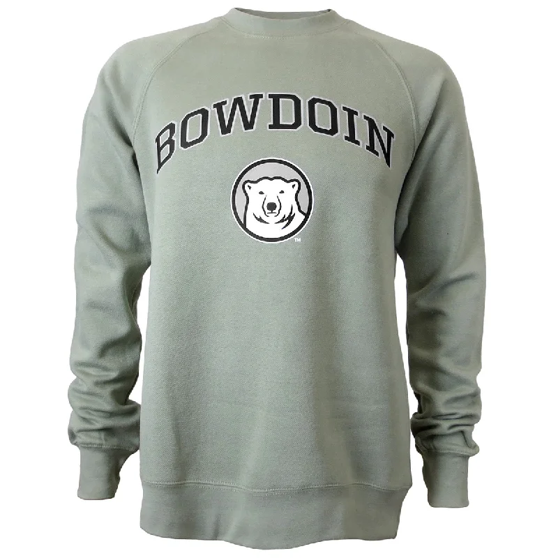 Vintage Fleece Crew with Bowdoin and Medallion from MV Sport